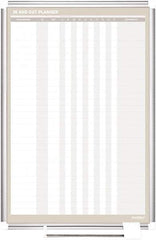 MasterVision - 24" High x 36" Wide Magnetic Dry Erase In/Out - Steel - All Tool & Supply