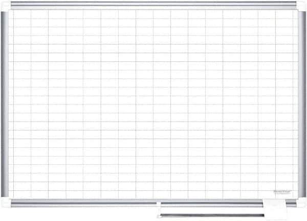 MasterVision - 36" High x 24" Wide Magnetic Dry Erase Calendar - Steel - All Tool & Supply