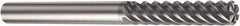 Sandvik Coromant - 1/4", 1-1/8" LOC, 1/4" Shank Diam, 4" OAL, 6 Flute, Solid Carbide Square End Mill - Single End, TiAlN Finish, Spiral Flute, 50° Helix, Right Hand Cut, Right Hand Flute, Series CoroMill Plura - All Tool & Supply