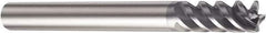 Sandvik Coromant - 6mm, 13mm LOC, 6mm Shank Diam, 65mm OAL, 4 Flute, Solid Carbide Square End Mill - Single End, Spiral Flute, 50° Helix, Centercutting, Right Hand Cut, Right Hand Flute, Series CoroMill Plura - All Tool & Supply