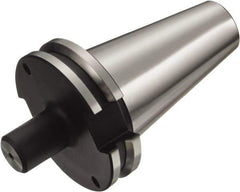 Sandvik Coromant - CAT40 Taper Shank 3/4" Hole End Mill Holder/Adapter - 1-3/4" Nose Diam, 1" Projection, Through-Spindle, Through-Bore & DIN Flange Coolant - Exact Industrial Supply