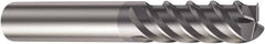 Sandvik Coromant - 8mm, 4 Flute, Single End, Solid Carbide, 1mm Corner Radius End Mill - 63mm OAL, Right Hand Flute, 20mm LOC, Right Hand Cut - All Tool & Supply