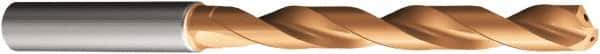 Sandvik Coromant - 11mm, 140° Point, Solid Carbide Taper Length Drill Bit - TiAlN Finish, 114mm Flute Length, 163mm OAL, Series CoroDrill 860 - All Tool & Supply