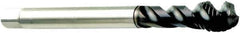 Sandvik Coromant - 1-8 UNC 4 Flute 2BX Modified Bottoming Spiral Flute Tap - Powdered Metal, CoolTop Finish, 6.2992" OAL, Right Hand Flute, Right Hand Thread, Series CoroTap 300 - All Tool & Supply