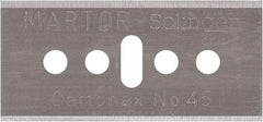 Martor USA - Carbon Steel, Replacement Blade - 1.53" Long - All Tool & Supply