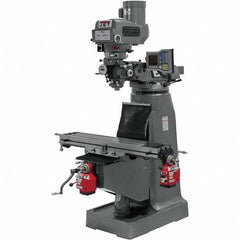 Jet - 49 x 9" 230V Variable Speed Pulley Control 3 Phase Knee Milling Machine - All Tool & Supply