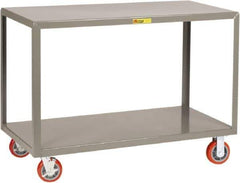 Little Giant - Mobile Table - Steel, Gray, 48" Long x 30" Deep x 34" High - All Tool & Supply