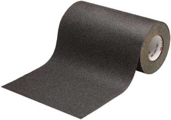 Ability One - Black Solid Color Anti-Slip Vinyl Tape - 24" Wide x 60' Long x 0.028" Thick, General Traffic - All Tool & Supply