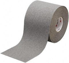 Ability One - Gray Solid Color Anti-Slip Vinyl Tape - 4" Wide x 60' Long x 0.045" Thick, General Traffic - All Tool & Supply