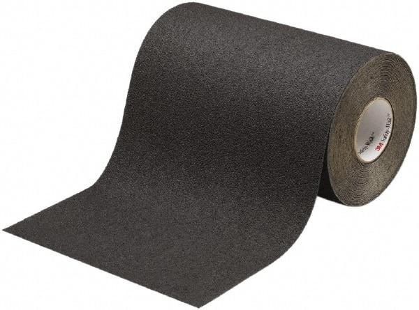 Ability One - Black Solid Color Anti-Slip Vinyl Tape - 48" Wide x 60' Long x 0.045" Thick, General Traffic - All Tool & Supply