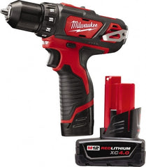 Milwaukee Tool - 12V 3/8" Pistol Grip Cordless Drill - All Tool & Supply