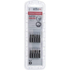 Wiha - Slotted Screwdriver Bits Reversible: NonReversible Blade Width (Inch): 1/4 - All Tool & Supply