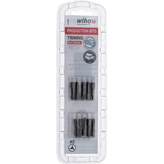 Wiha - 1/4" Drive, #2 Tri-Wing Screwdriver Bit - 1" OAL - All Tool & Supply