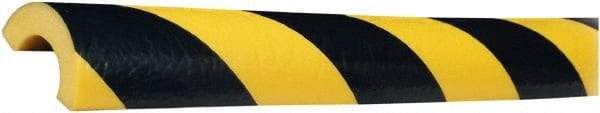 PRO-SAFE - Polyurethane Foam Type R30 Pipe Guard - Black/Yellow - All Tool & Supply