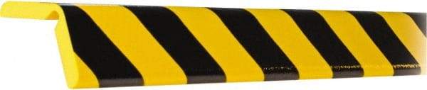 PRO-SAFE - Polyurethane Foam Type H+ Corner Guard - Black/Yellow - All Tool & Supply