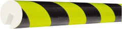 PRO-SAFE - Polyurethane Foam Type B Corner Guard - Fluorescent Yellow - All Tool & Supply