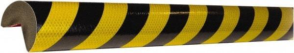 PRO-SAFE - Polyurethane Foam Type A+ Corner Guard - Black/Yellow - All Tool & Supply