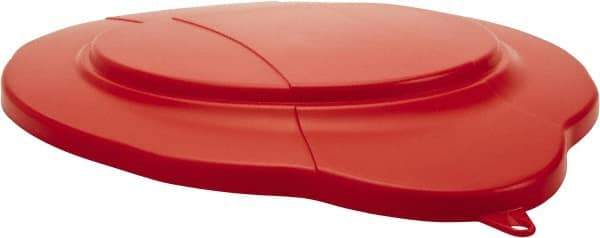 Vikan - 5 Gal Polypropylene Pail Lid - Red - All Tool & Supply