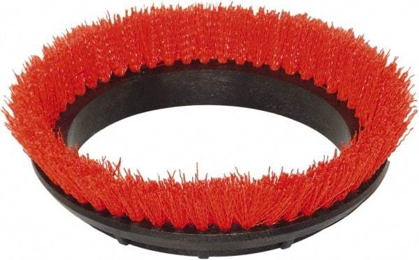 Bissell - Scrubbing Brush - 12" Machine, Orange Pad, Polyester - All Tool & Supply