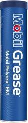 Mobil - 13.7 oz Cartridge Polyurea High Temperature Grease - Blue, High Temperature, 350°F Max Temp, NLGIG 2, - All Tool & Supply