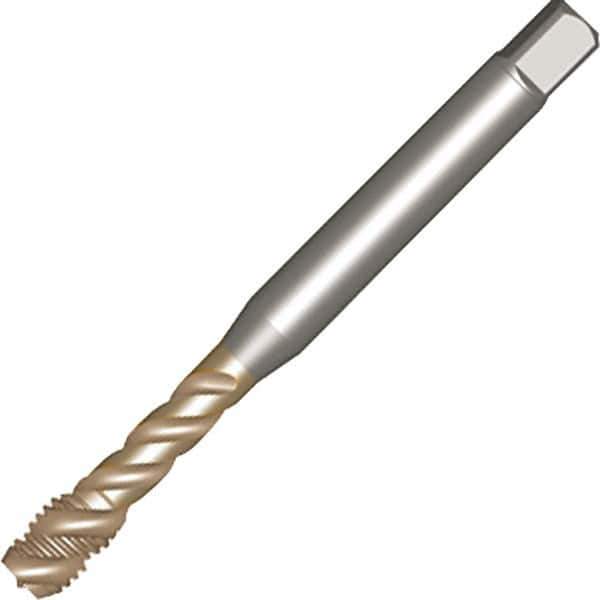 Sandvik Coromant - 3/4-16 UNF 4 Flute 2B Modified Bottoming Spiral Flute Tap - Powdered Metal, AlCrN Finish, 125mm OAL, Right Hand Flute, Right Hand Thread, Series CoroTap 300 - Exact Industrial Supply