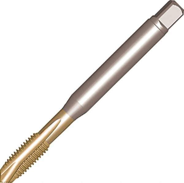 Sandvik Coromant - 7/8-9 UNC, 4 Flute, High Speed Steel Spiral Point Tap - Plug Chamfer, Right Hand Thread, 140mm OAL, 34mm Thread Length, 18mm Shank Diam, 2B Class of Fit, Series CoroTap 200 - Exact Industrial Supply