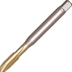 Sandvik Coromant - M2x0.40 Metric, 2 Flute, AlCrN Finish, High Speed Steel Spiral Point Tap - Plug Chamfer, Right Hand Thread, 45.8mm OAL, 6mm Thread Length, 2.8mm Shank Diam, 6H Class of Fit, Series CoroTap 200 - Exact Industrial Supply