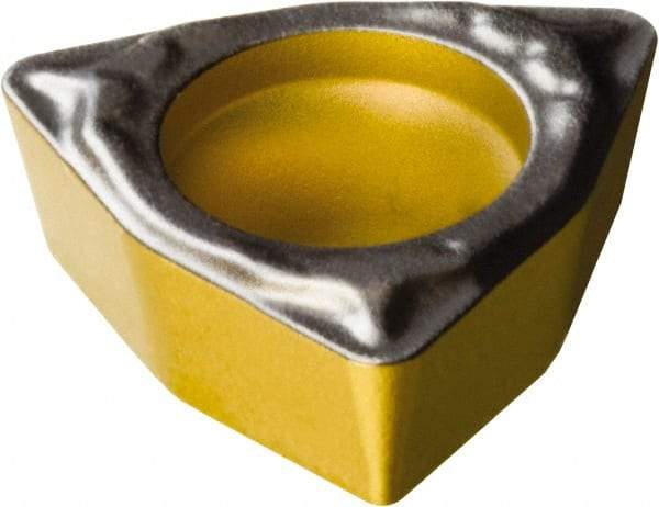 Sandvik Coromant - WPMT1.211 PF Grade 1515 Carbide Turning Insert - TiCN/Al2O3/TiN Finish, 80° Trigon, 5/32" Inscr Circle, 1/16" Thick, 1/64" Corner Radius - All Tool & Supply