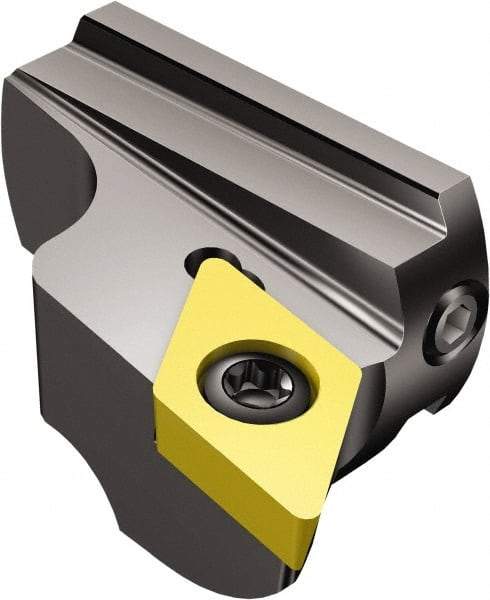 Sandvik Coromant - Left Hand Cut, Size 80, DCMT 11 T3 08 & DCMT 3(2.5)2 Insert Compatiblity, Internal Modular Turning & Profiling Cutting Unit Head - 57mm Ctr to Cutting Edge, 45.7mm Head Length, Series CoroTurn 107 - All Tool & Supply