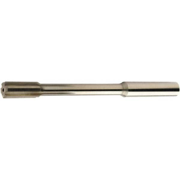 Chucking Reamer: 0.7087″ Dia, 5.9055″ OAL, 1.2795″ Flute Length, Solid Carbide 6 Flute, RH