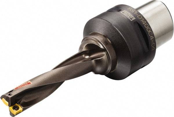 Sandvik Coromant - 92mm Max Drill Depth, 4xD, 23mm Diam, Indexable Insert Drill - C4 Coromant Shank - All Tool & Supply