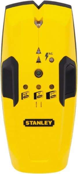 Stanley - 1-1/2" Deep Scan Stud Finder - 9V Battery, Wood, Metal - All Tool & Supply