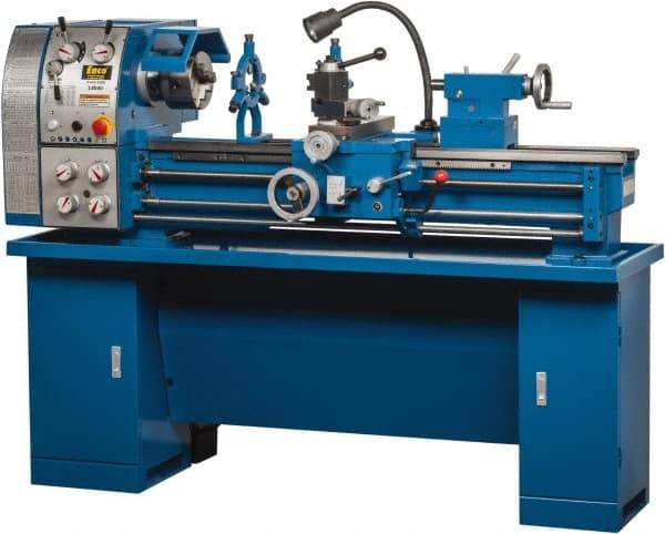 Enco - 12" Swing, 36" Between Centers, 110/220 Volt, Single Phase Bench Lathe - 5MT Taper, 1-1/2 hp, 65 to 1,810 RPM, 1-1/2" Bore Diam, 750mm Deep x 580mm High x 1,676mm Long - All Tool & Supply