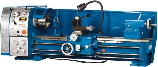 Enco - 13" Swing, 40" Between Centers, 220 Volt, Single Phase Bench Lathe - 5MT Taper, 1-1/2 hp, 65 to 1,810 RPM, 1-1/2" Bore Diam, 750mm Deep x 580mm High x 1,676mm Long - All Tool & Supply