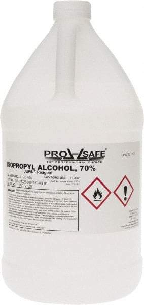 PRO-SAFE - 1 Gallon Isopropyl Alcohol Liquid - Comes in Bottle, 70% Isopropyl Alcohol - All Tool & Supply