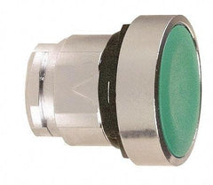 Schneider Electric - 22mm Mount Hole, Flush, Pushbutton Switch Only - Round, Green Pushbutton, Nonilluminated, Momentary (MO) - All Tool & Supply