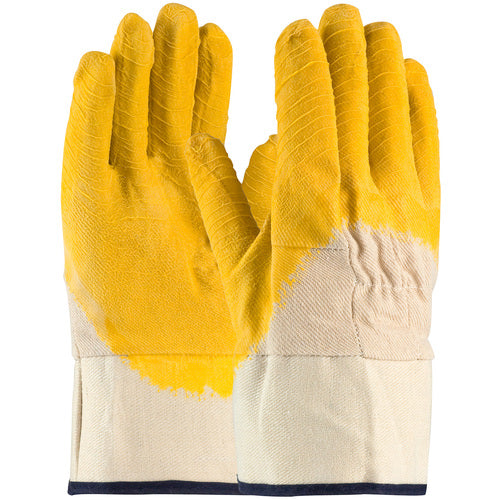 ‎55-3243 Latex Coated Fabric Gloves - Crinkle Finish -  Latex Coated -  Canvas Lined -  Lgt. Wgt. -  SC