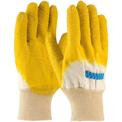 ‎55-3271 Latex Coated Fabric Gloves - Crinkle Finish - Latex Coated - Jersey Lined - KW - Exact Industrial Supply