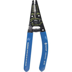 Imperial - 10 AWG to 20 AWG Solid, 22 AWG Stranded Capacity Wire Stripper/Cutter - 7-1/4" OAL, Hardened Steel with Cushion Grip Handle - All Tool & Supply