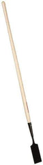 Razor-Back - 3-3/4 Inch Wide Blade x 6 Inch High Blade Sidewalk and Ice Scraper - 48 Inch Long Ash, Straight Handle - All Tool & Supply