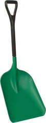 Remco - 14" High x 10-1/2" Wide Square Plastic Scoop - 38-1/2" Long Plastic D-Grip Handle - All Tool & Supply