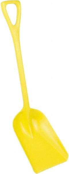 Remco - 14" High x 11" Wide Square Plastic Shovel - 38" Long Plastic D-Grip Handle - All Tool & Supply