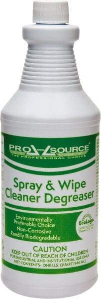 PRO-SOURCE - 32 oz Bottle Cleaner/Degreaser - Liquid, Butyl-Free, Fruit - All Tool & Supply