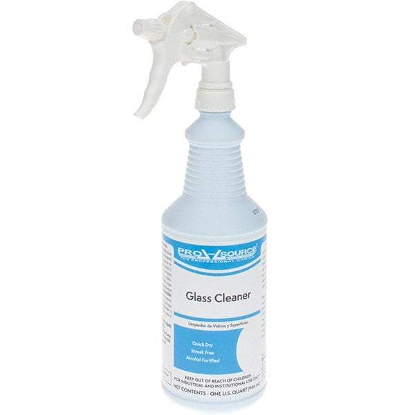 PRO-SOURCE - 32 oz Spray Bottle Clean/Fresh Glass Cleaner - Use on Glass & Mirror - All Tool & Supply