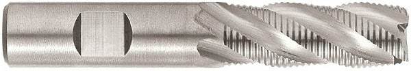 Niagara Cutter - 5/8" Diam, Fine Pitch, 1-5/8" LOC, 4 Flute Cobalt Corner Chamfer Roughing End Mill - TiCN Finish, 3-3/4" OAL, 5/8" Shank Diam, Single End, Centercutting, 35° Helix - All Tool & Supply