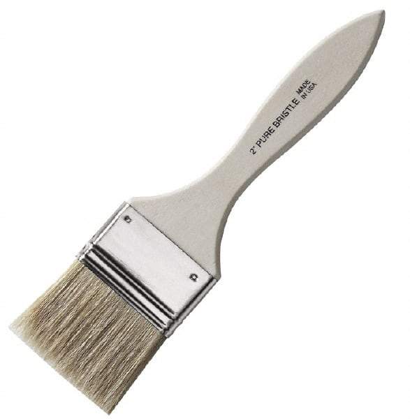 Wooster Brush - 2-1/2" Hog Chip Brush - 1-11/16" Bristle Length, Wood Handle - All Tool & Supply