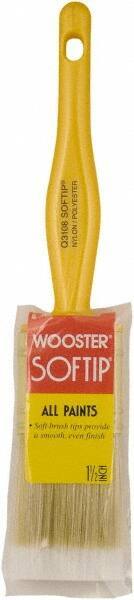 Wooster Brush - 1-1/2" Synthetic General Purpose Paint Brush - 2-3/16" Bristle Length, Plastic Handle - All Tool & Supply