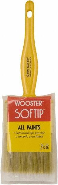 Wooster Brush - 2-1/2" Synthetic General Purpose Paint Brush - 2-7/16" Bristle Length, Plastic Handle - All Tool & Supply