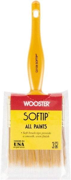 Wooster Brush - 3" Synthetic General Purpose Paint Brush - 2-11/16" Bristle Length, Plastic Handle - All Tool & Supply