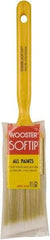 Wooster Brush - 1-1/2" Synthetic Sash Brush - 2-3/16" Bristle Length, Plastic Handle - All Tool & Supply